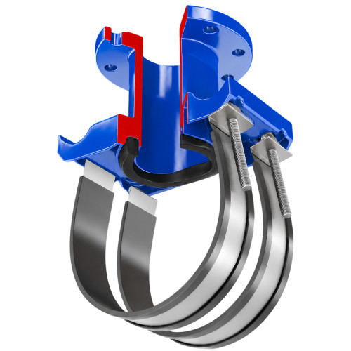 Collier de prise en charge universel à sortie bride 2 2