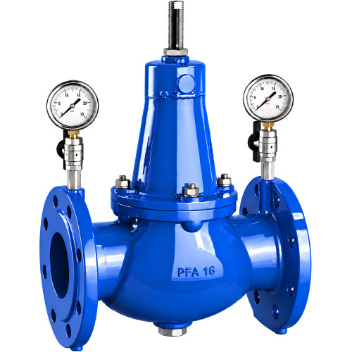 Stabilisateur de pression aval, vanne à action directe, PFA 16 bar.png