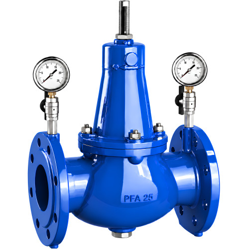 Stabilisateur de pression aval, vanne à action directe, PFA 25 bar.png